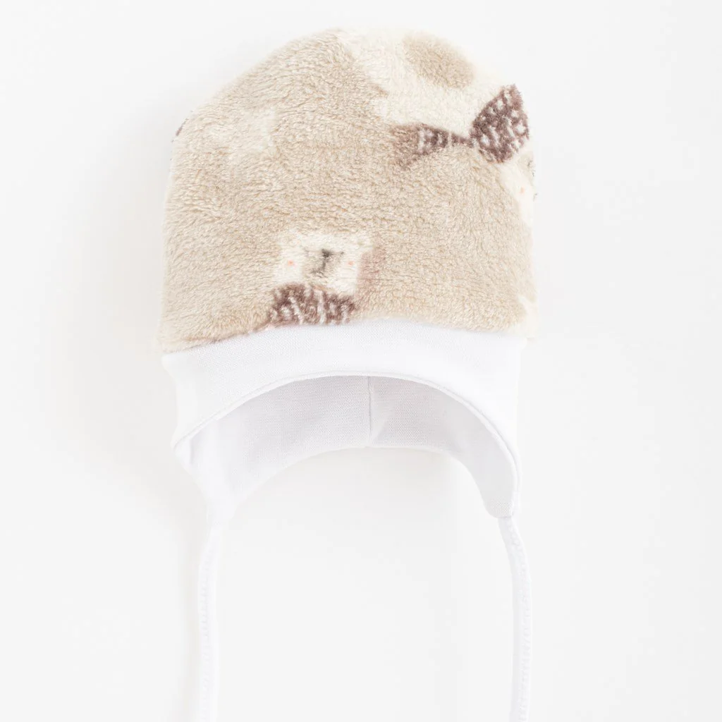 Dojčenská Wellsoft zimná čiapočka  Polar Bear, vel. 80/86