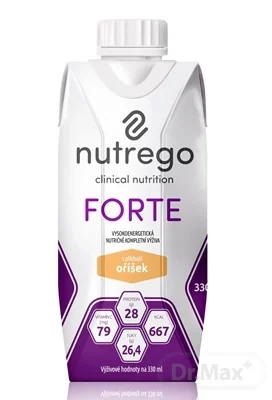 Nutrego FORTE 12×330 ml, s príchuťou orieška