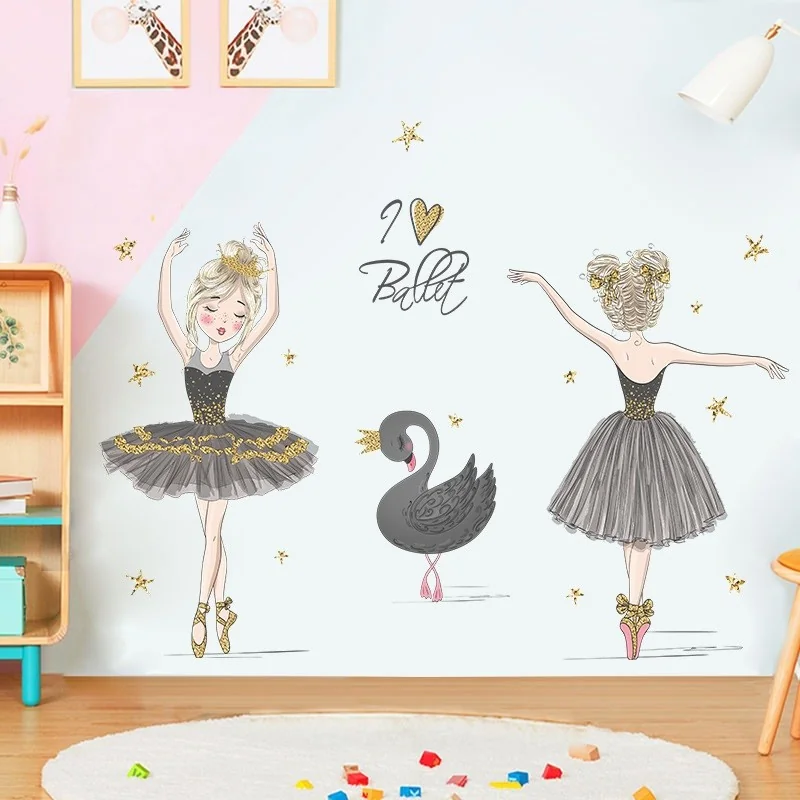 Samolepka na stenu/Tapeta Balerina