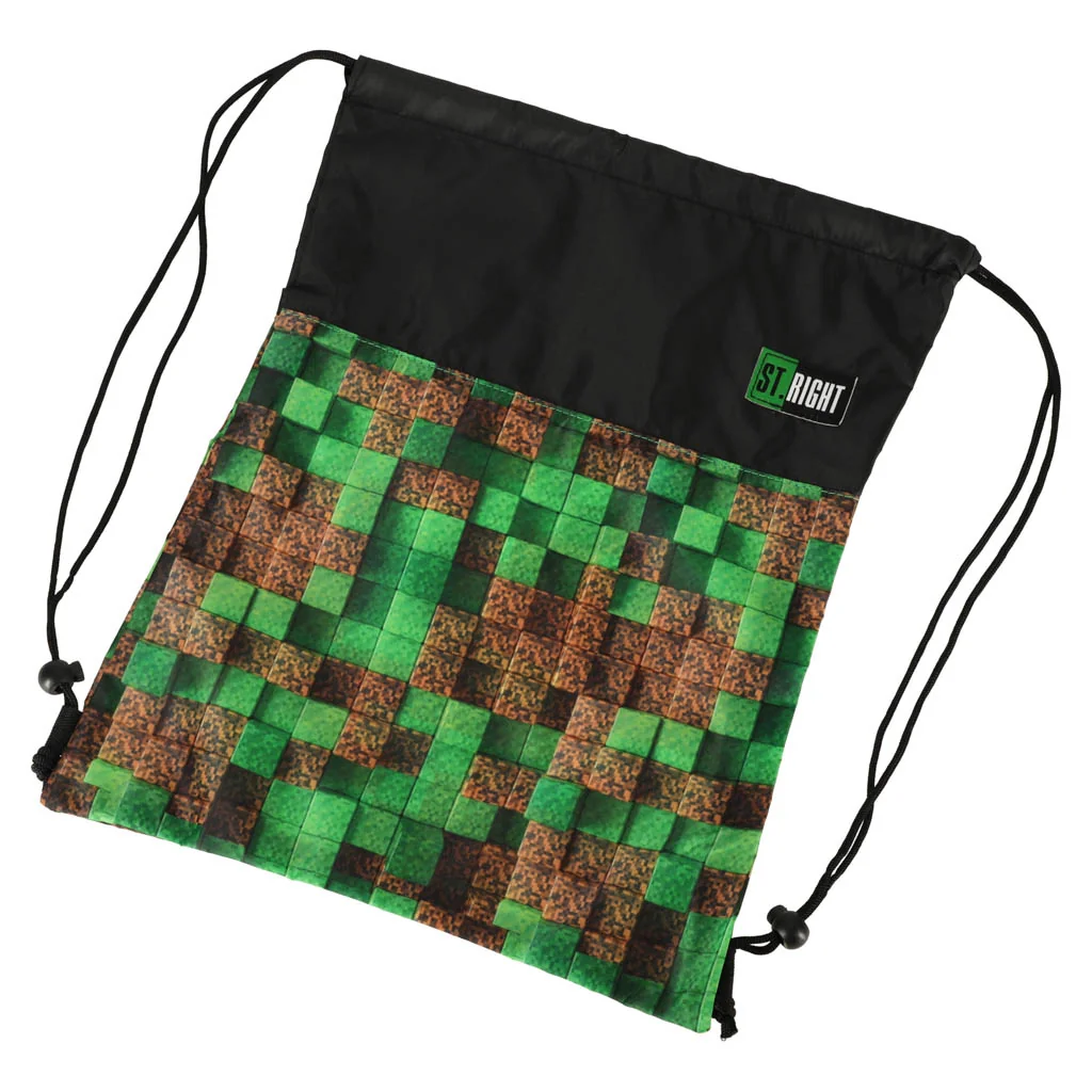 Vrecúško na prezuvky, Taška na topánky, Minecraft Kocky
