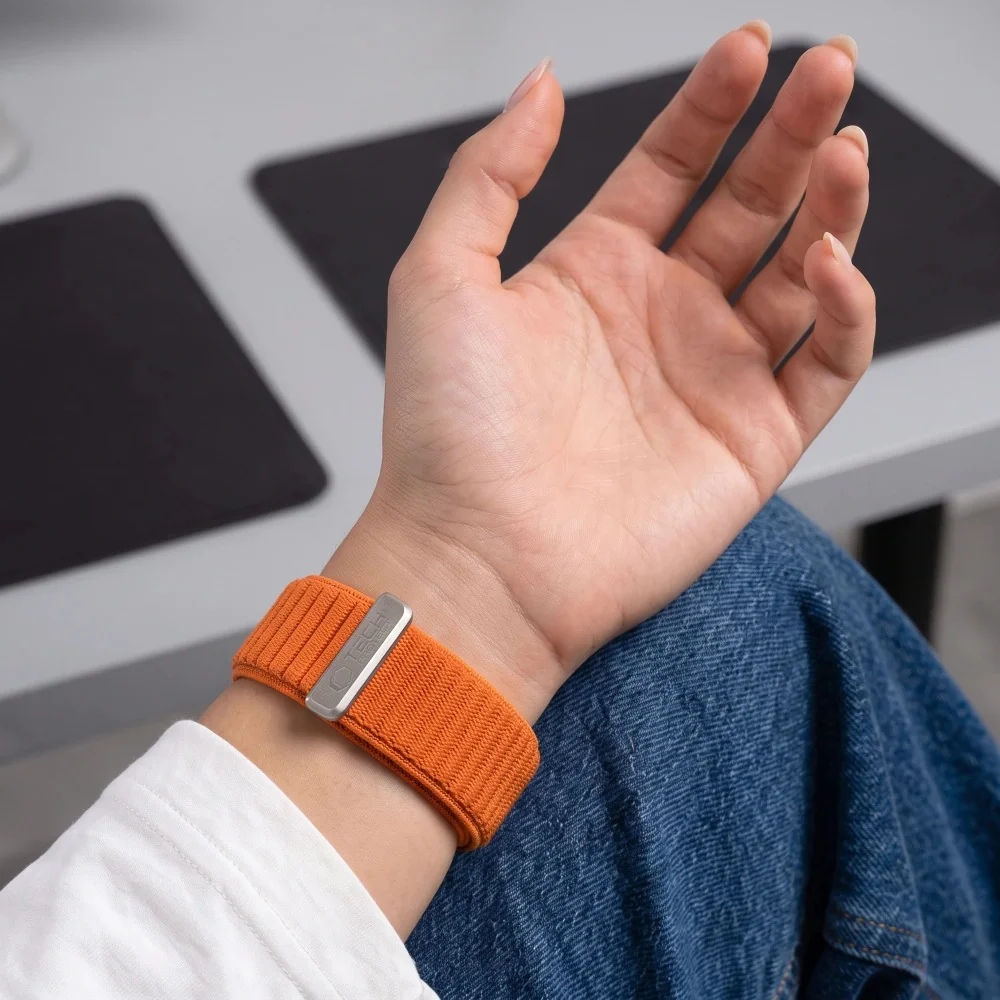 Tech-Protect Nylon Loop remienok na Apple Watch 44/45/46/49mm, orange