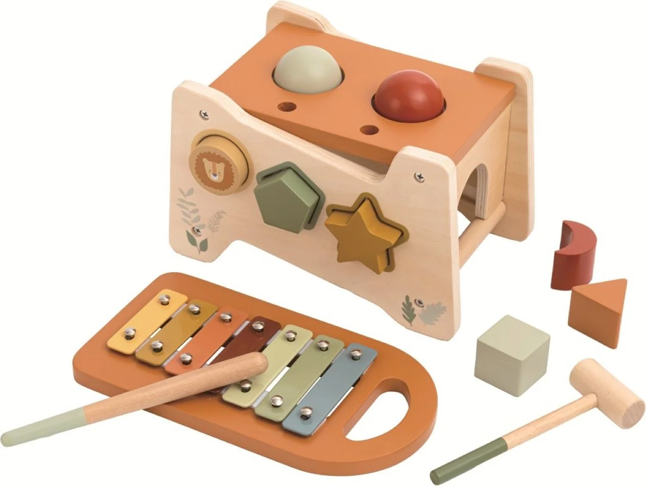 2Kids Toys Multifunkčná zatĺkačka s xylofónom