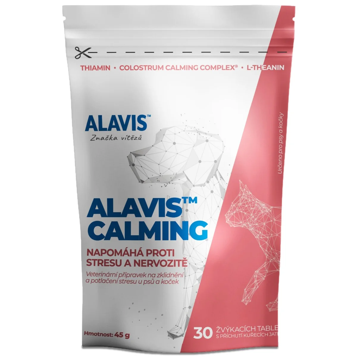 ALAVIS CALMING 1×30 tbl, proti stresu pre psov a mačky