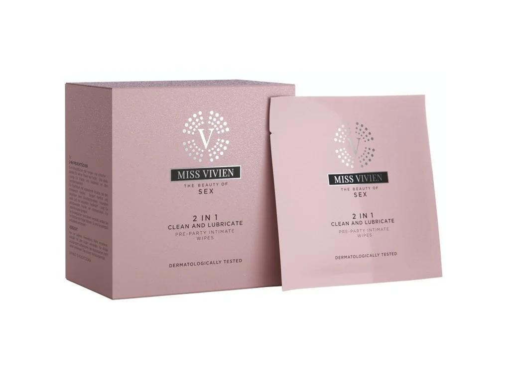 Miss Vivien Intimné vlhčené obrúsky 2v1 10×6 ml, vlhčené obrúsky na intímnu hygienu