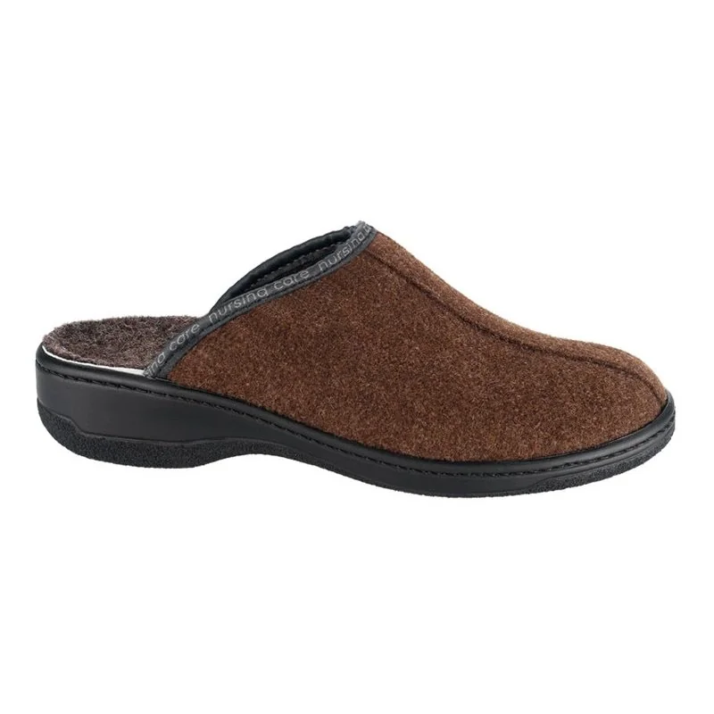 Obuv SOBREIRO filcová domáca unisex, hnedá, veľkost: 44