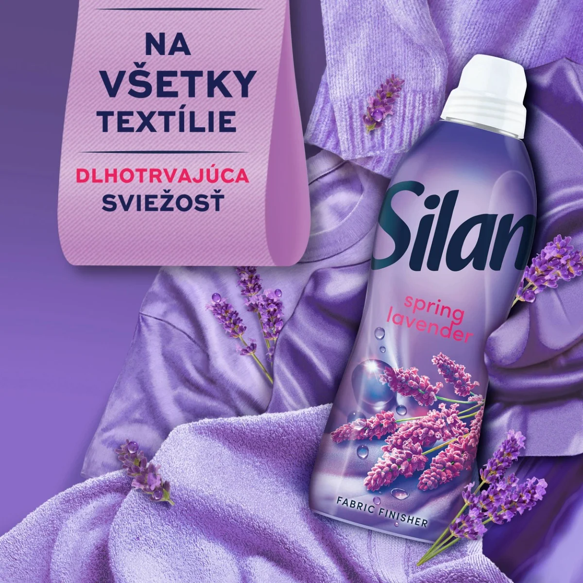 Silan aviváž Spring Lavender 64 praní, 1,408 l 1×1408 ml, aviváž