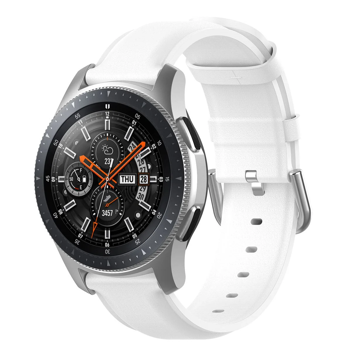 BStrap Leather Lux remienok na Xiaomi Amazfit GTR 42mm white