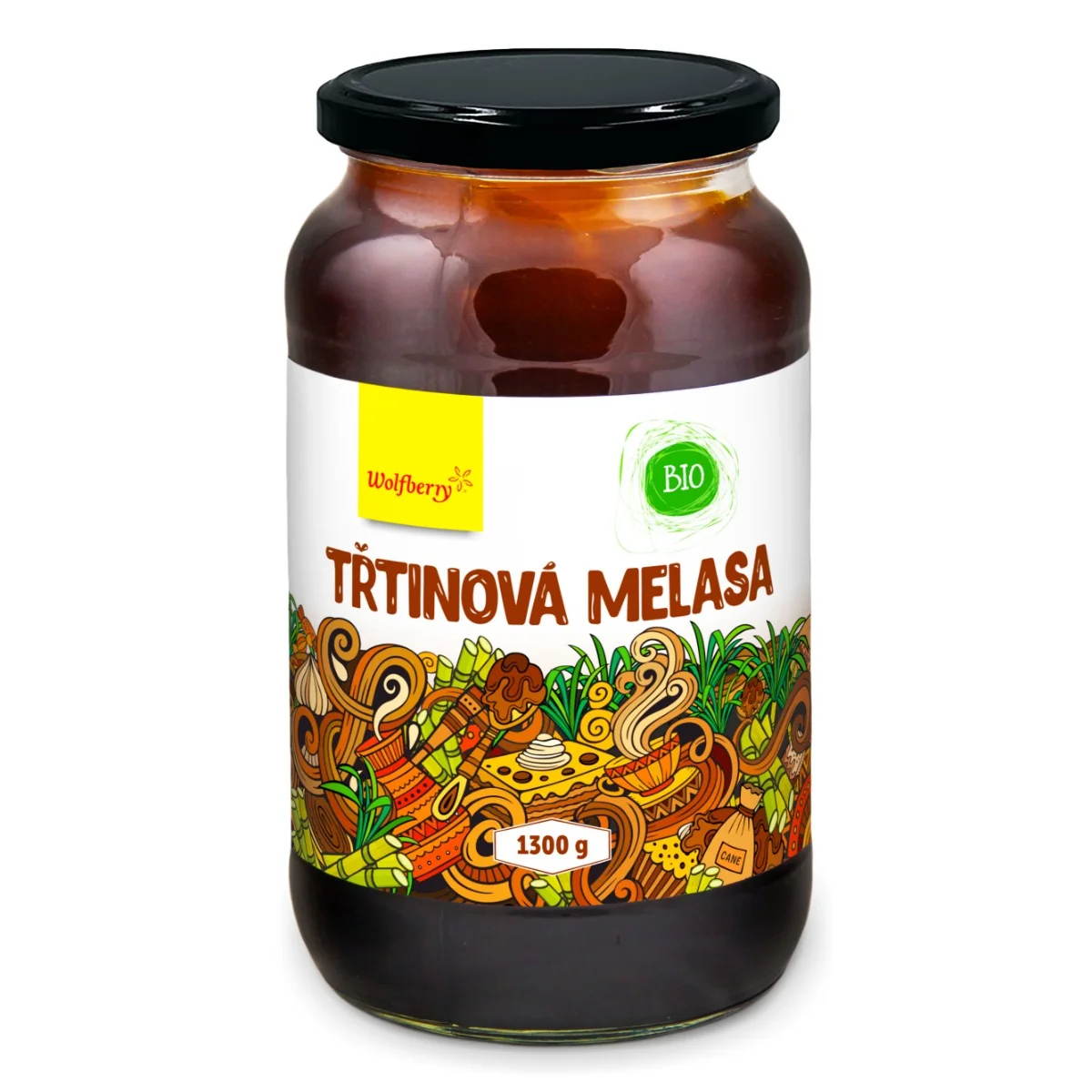 Wolfberry Trstinová melasa BIO 1300 g