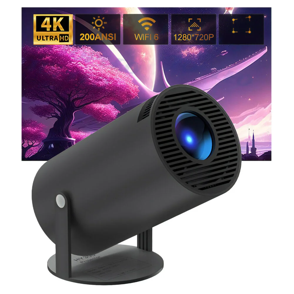 MG YL01 TV smart projektor Android WiFi Full HD, čierny