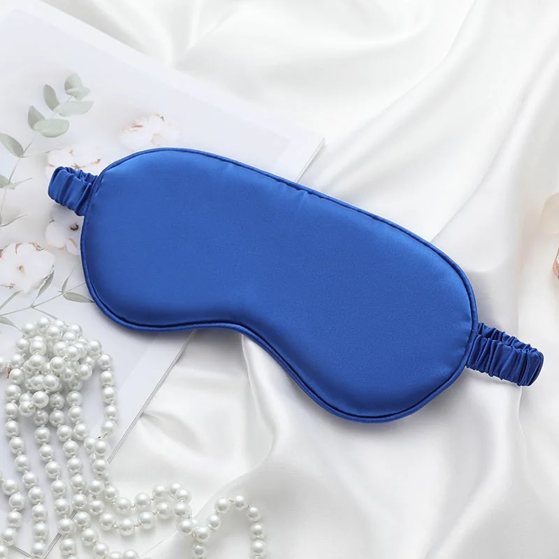 Livefy maska na spanie Silk, modrá