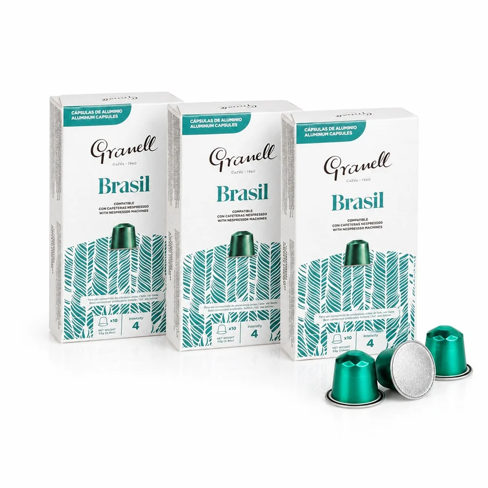 GRANELL Espresso Brasil, kapsule pre nespresso® 30 kapsúl, 100% arabica