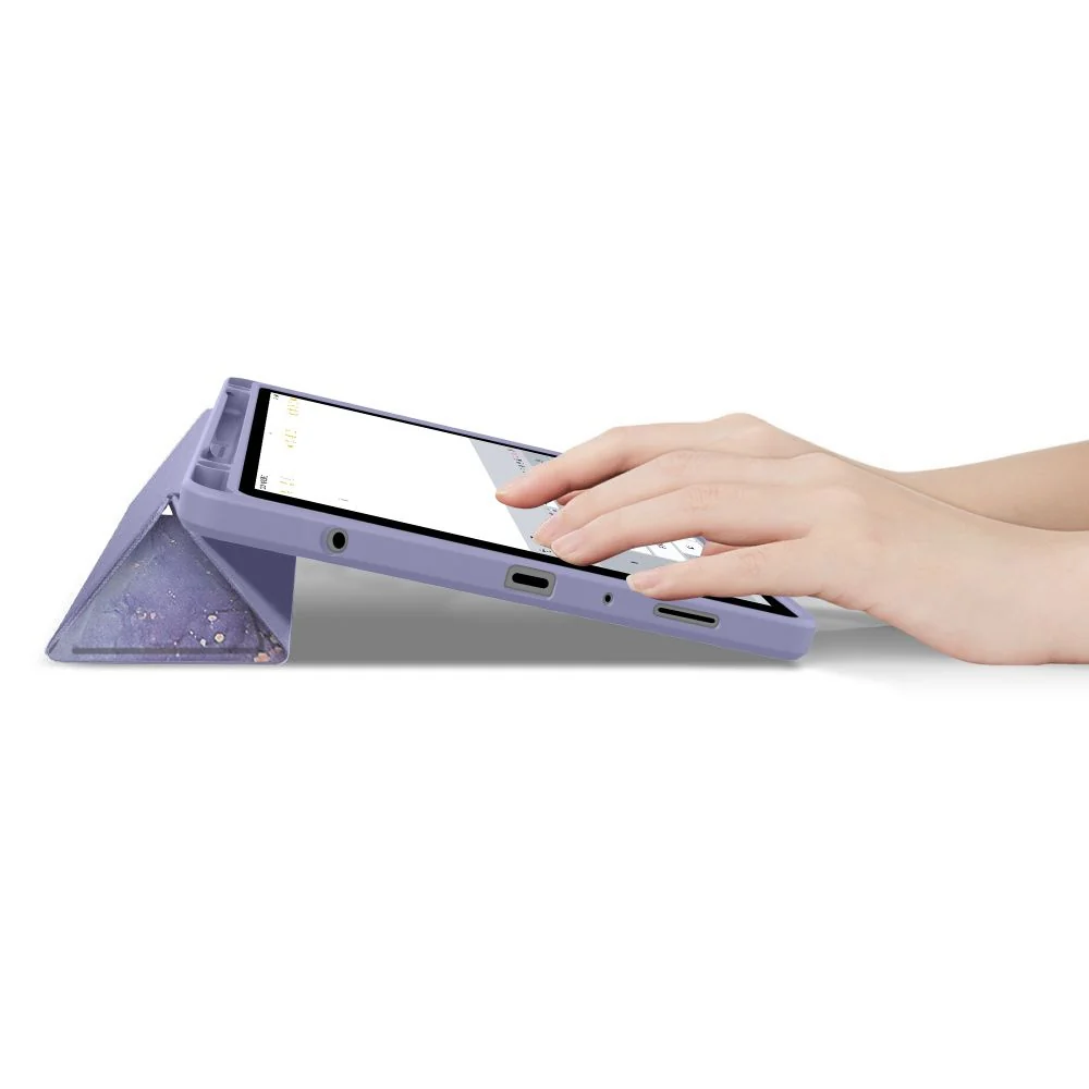 Tech-Protect SC Pen Hybrid puzdro na Samsung Galaxy Tab A9 Plus / A11 Plus 11'', violet marble Plus 11'', violet marble