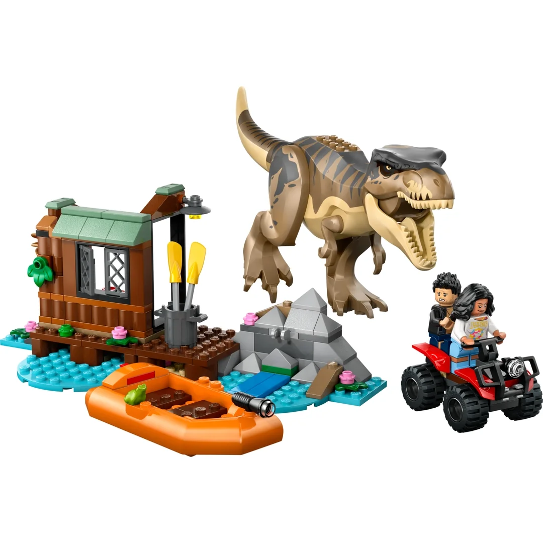 LEGO® Jurassic World 76975 T-rex a útek po rieke