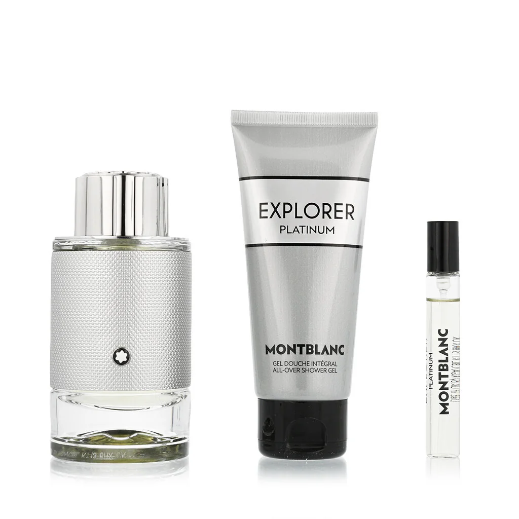 Montblanc Explorer Platinum EDP 100 ml + EDP MINI 7,5 ml + SG na tělo i vlasy 100 ml M