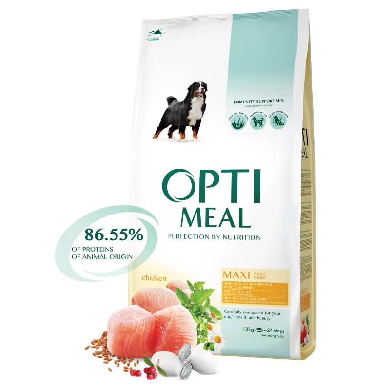 OPTIMEAL™ Superpremium pre dospelých psov veľkých plemien - kura 12 kg (5544)
