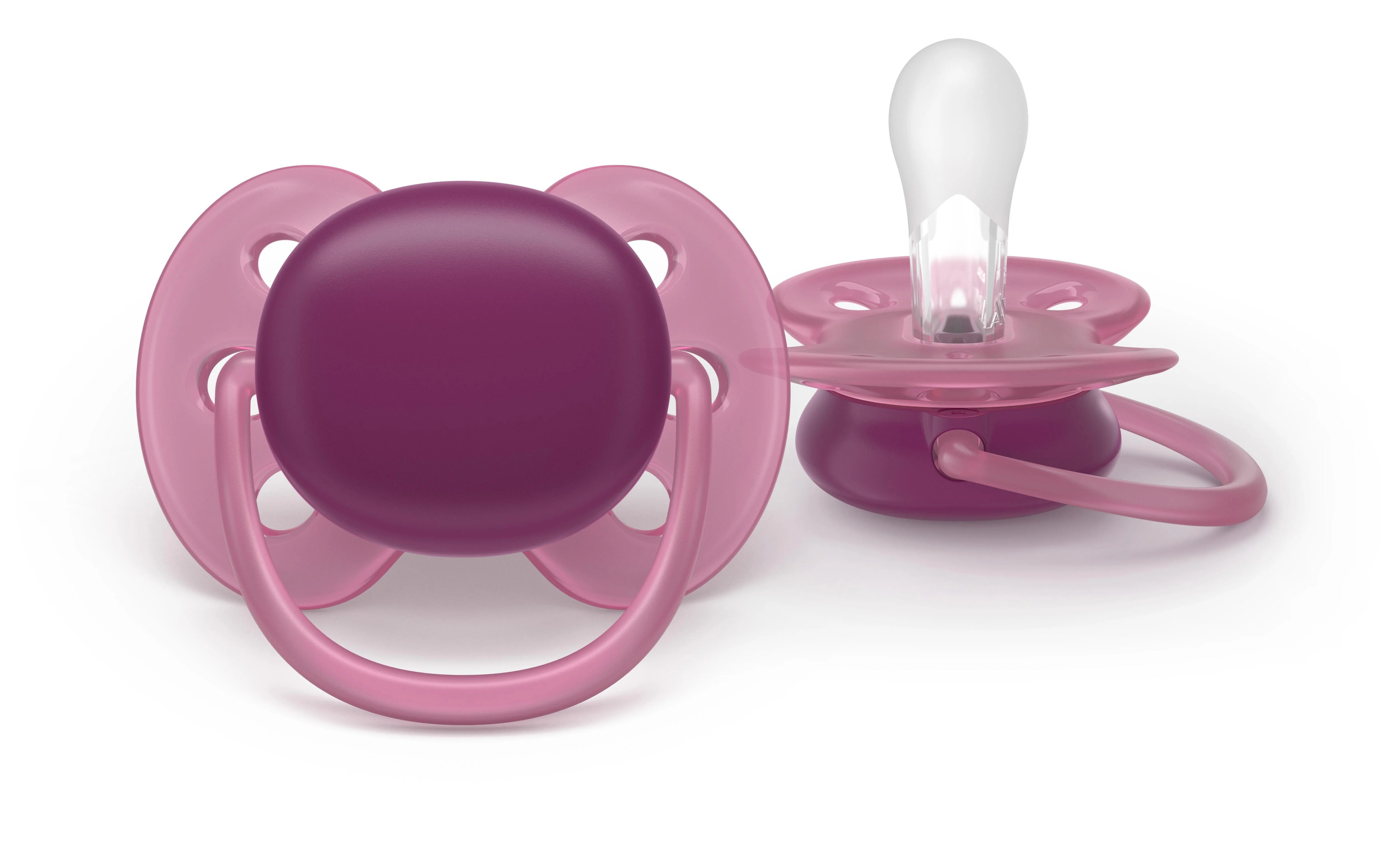 Philips AVENT - Cumlík Ultrasoft SCF093/03, 18 m+, dievča 2 ks