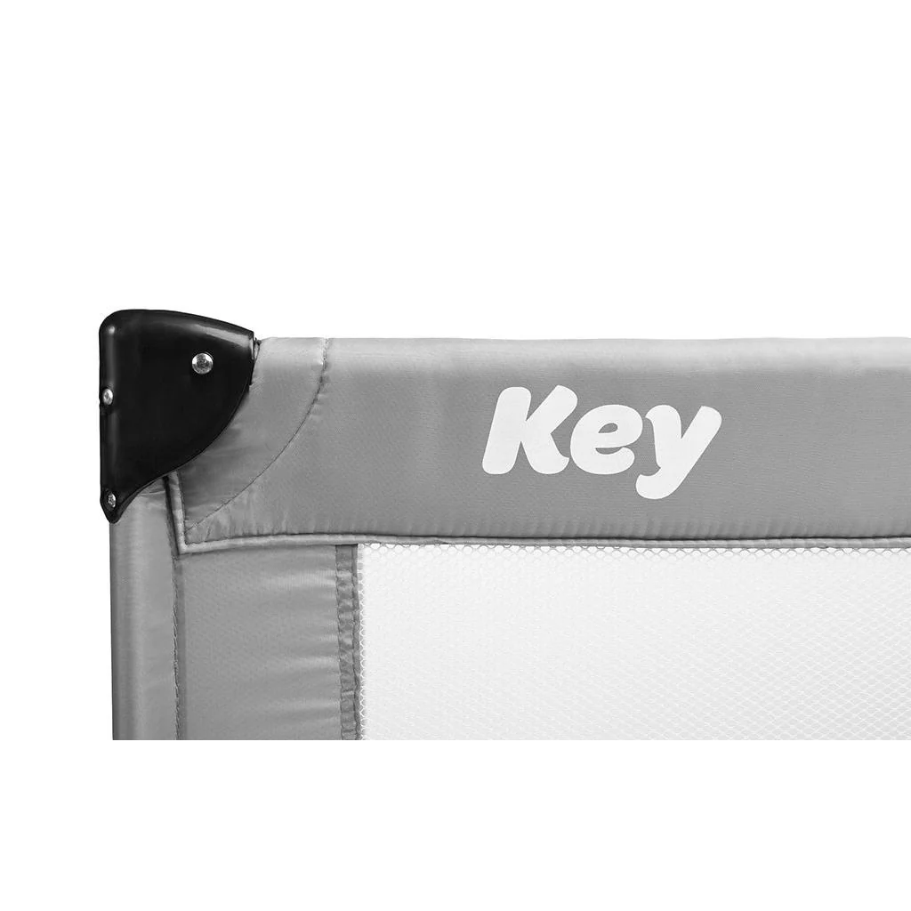 Cestovná postieľka KEY - šedá 