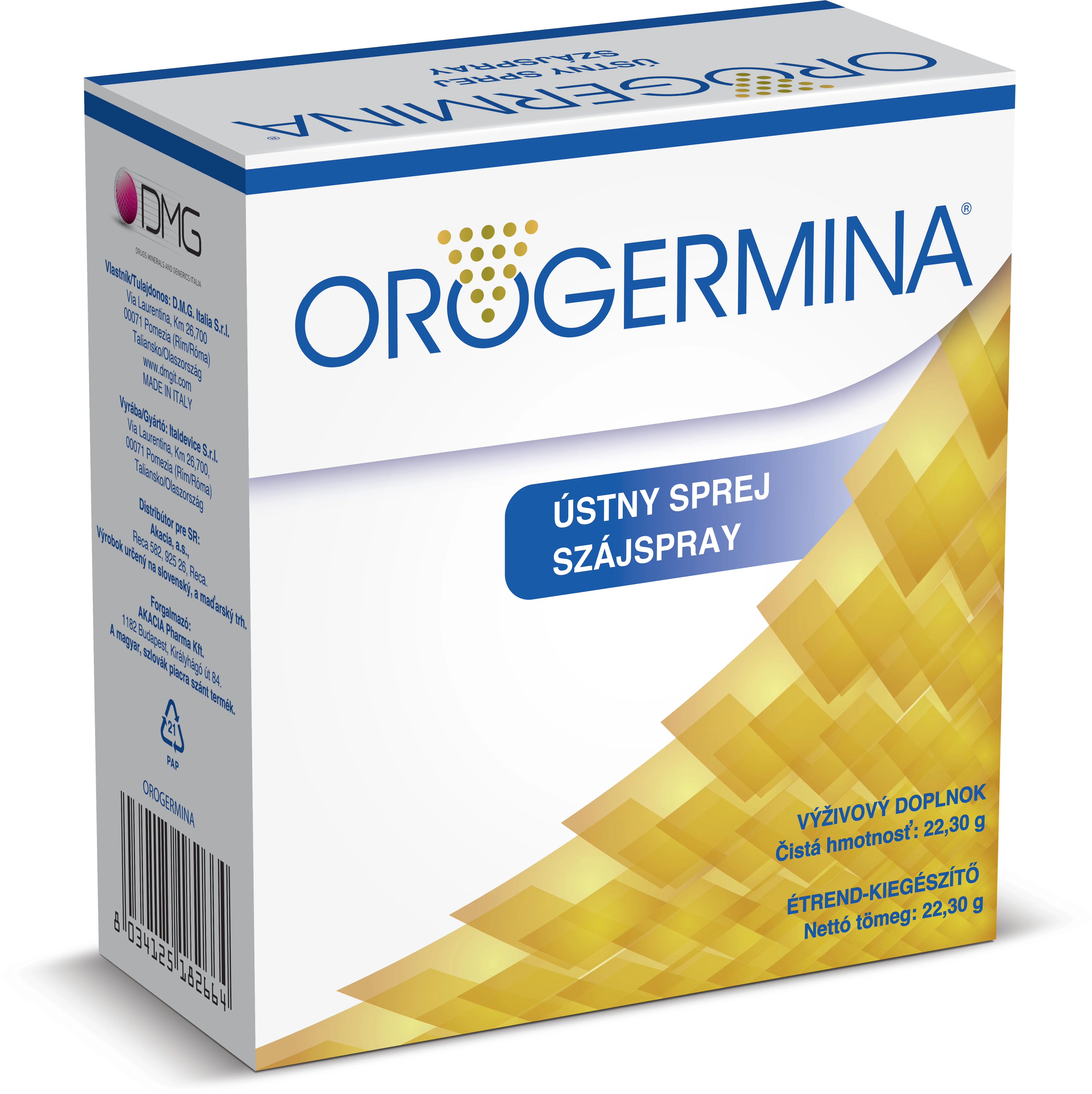 OROGERMINA ústny sprej 2×10 ml