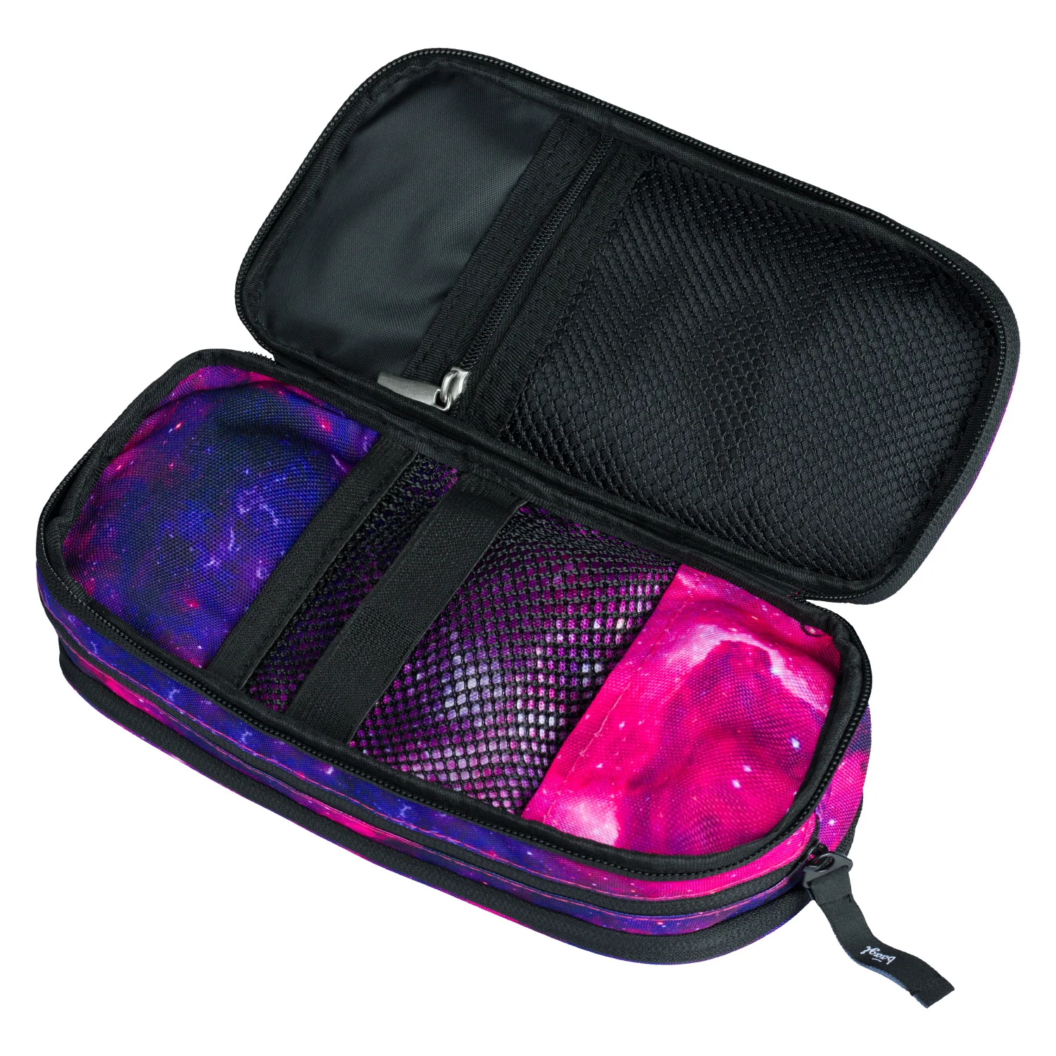 Baagl študentský peračník etui Galaxy fialovo-čierny