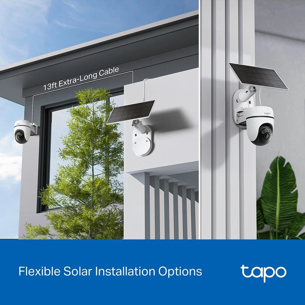 Kamera TP-Link Tapo C610 KIT 3MPx, vonkajšia, IP PTZ, WiFi batéria, prisvietenie, solárny panel