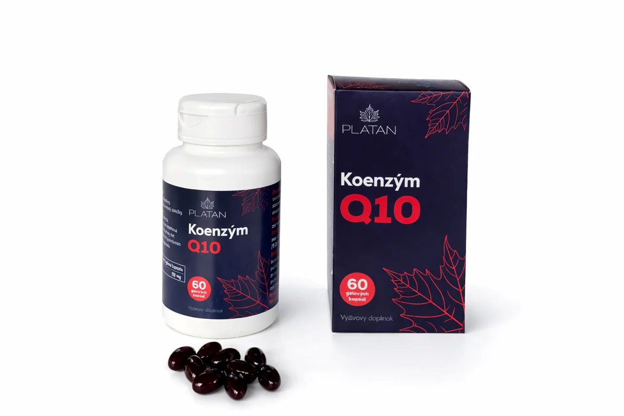 PLATAN Koenzým Q10  100mg  60 gélových kapsúl