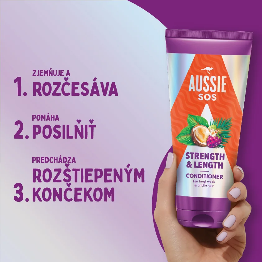 Aussie Strength & Length Kondicionér 1×200 ml, kondicionér na vlasy