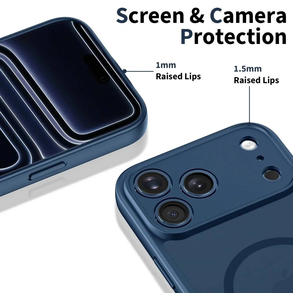 Tech-Protect BasicMag MagSafe kryt na iPhone 17 Pro, modrý