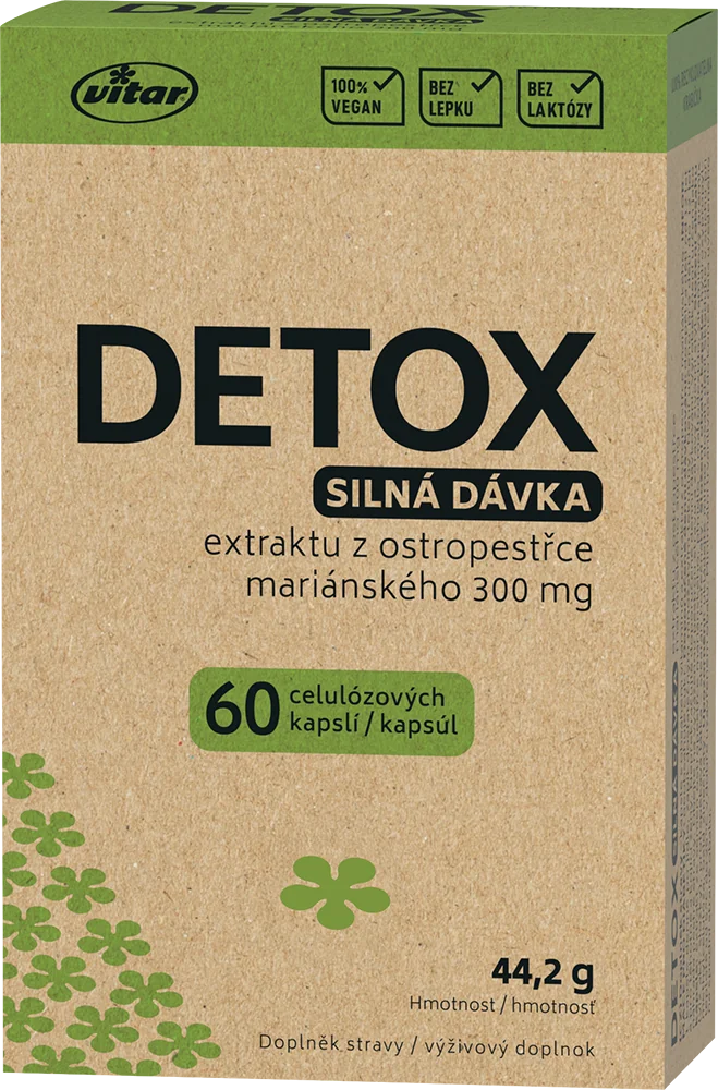 VITAR DETOX SILNÁ DÁVKA 1×60 cps, výživový doplnok