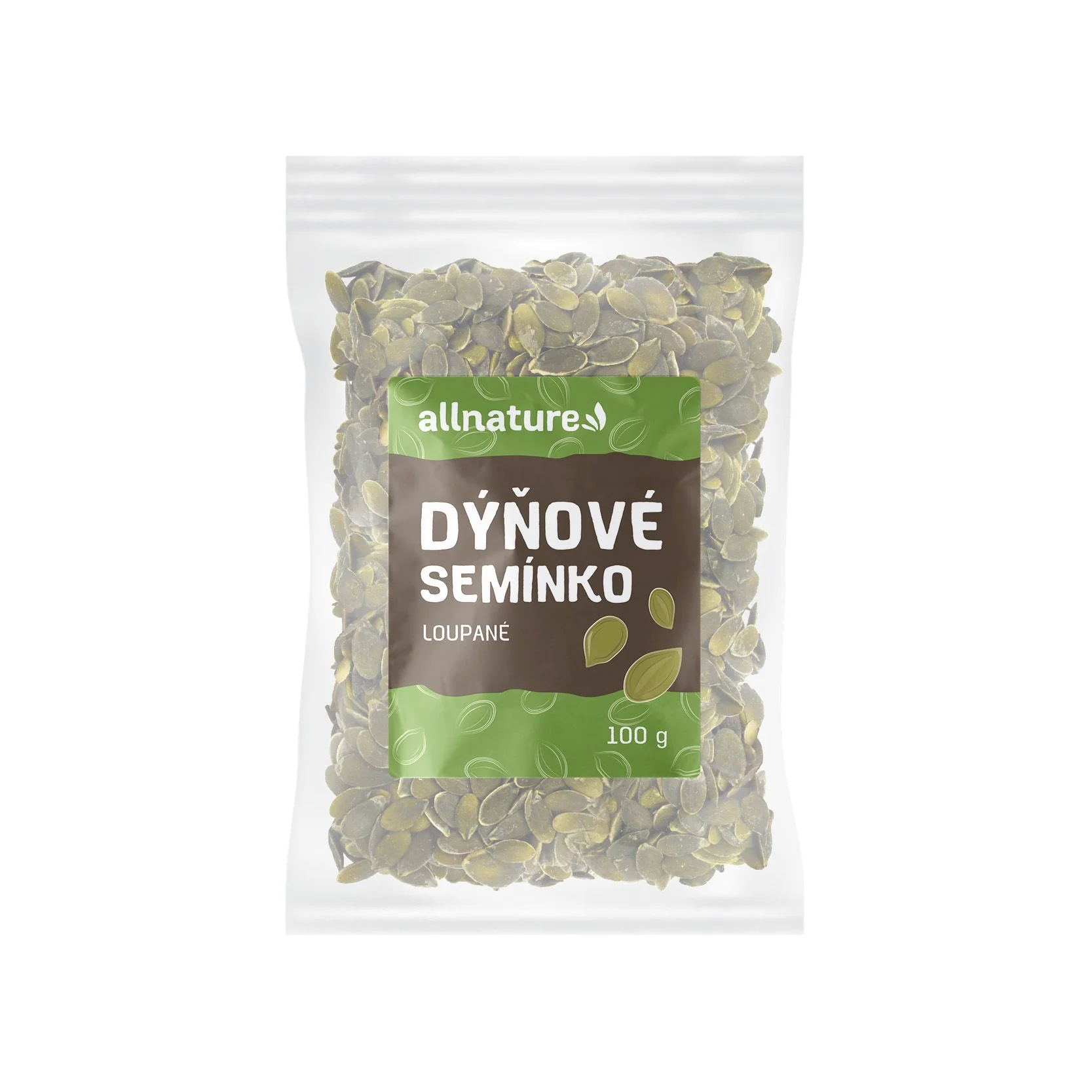 Allnature Tekvicové Semienko Lúpané 100g 1×100 g, tekvicové semienko lúpané