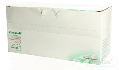 VLIWASOFT KOMPRESY STERILNÉ 5x5 cm 6 vrstvové 1x2 ks