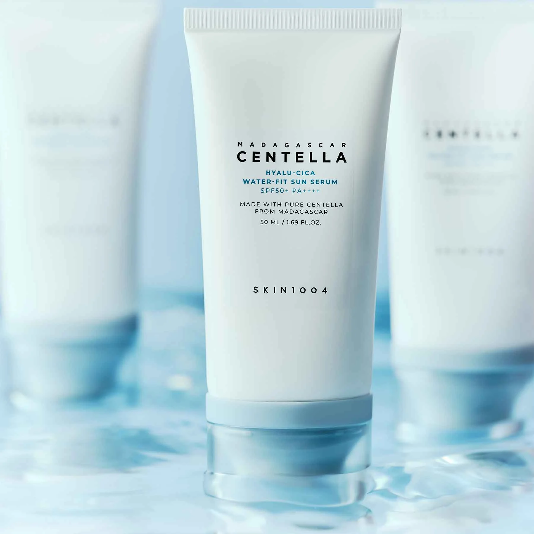Skin1004 Madagascar Centella Hyalu-Cica Water-Fit Sun opaľovacie sérum s SPF 50 ml