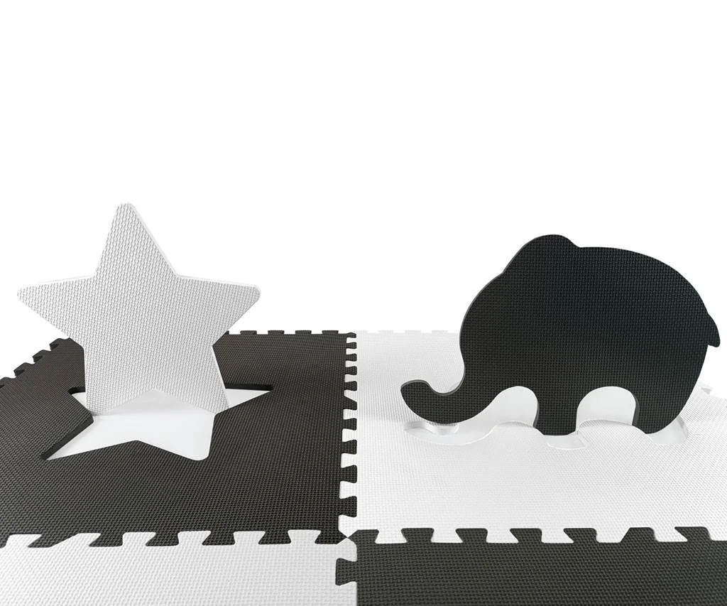 Penové puzzle podložka ohrádka Milly Mally Jolly 2x2 Grey ,