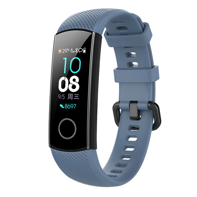 BStrap Silicone Line remienok na Honor Band 4 rock blue