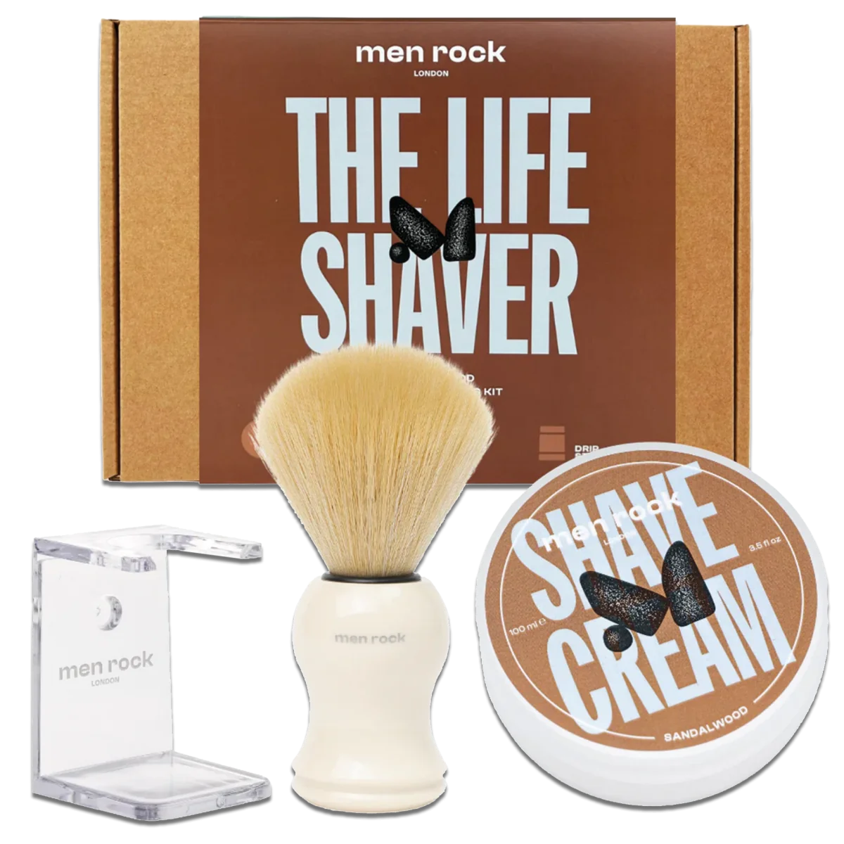 Základná súprava na holenie pre mužov Men Rock The Life Shaver Sandalwood