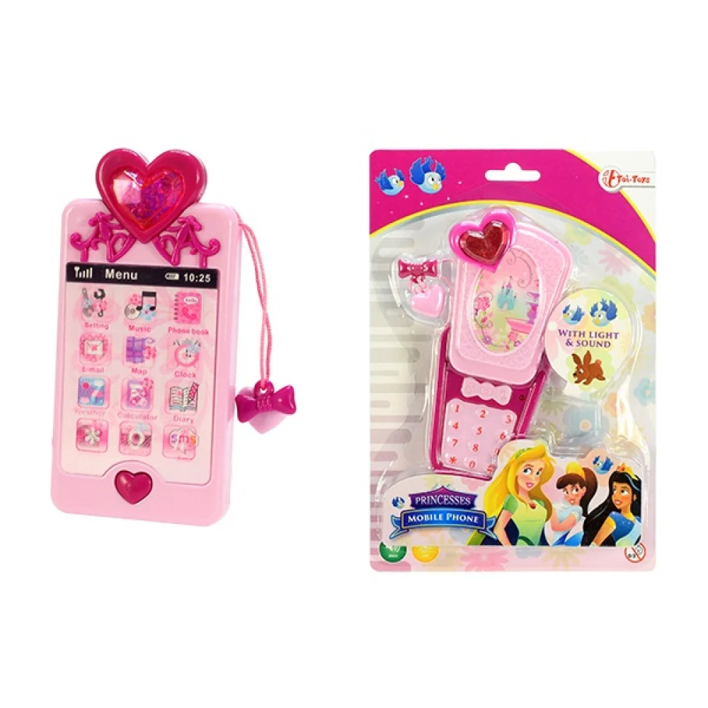 Mobilný telefón na baterky ružový-Toi Toys