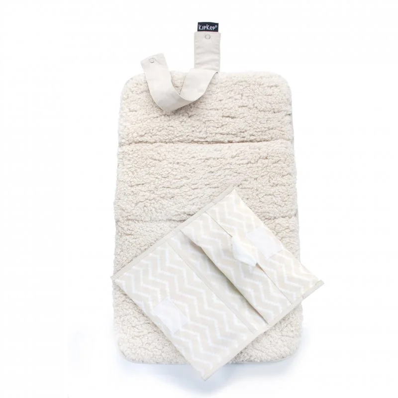 KipKep prebaľovací set NAPPER COMBI-SET Sandy Wig (kožúšok)