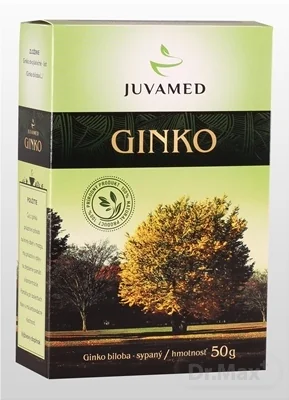 JUVAMED GINKO BILOBA - LIST 1×50 g, čaj