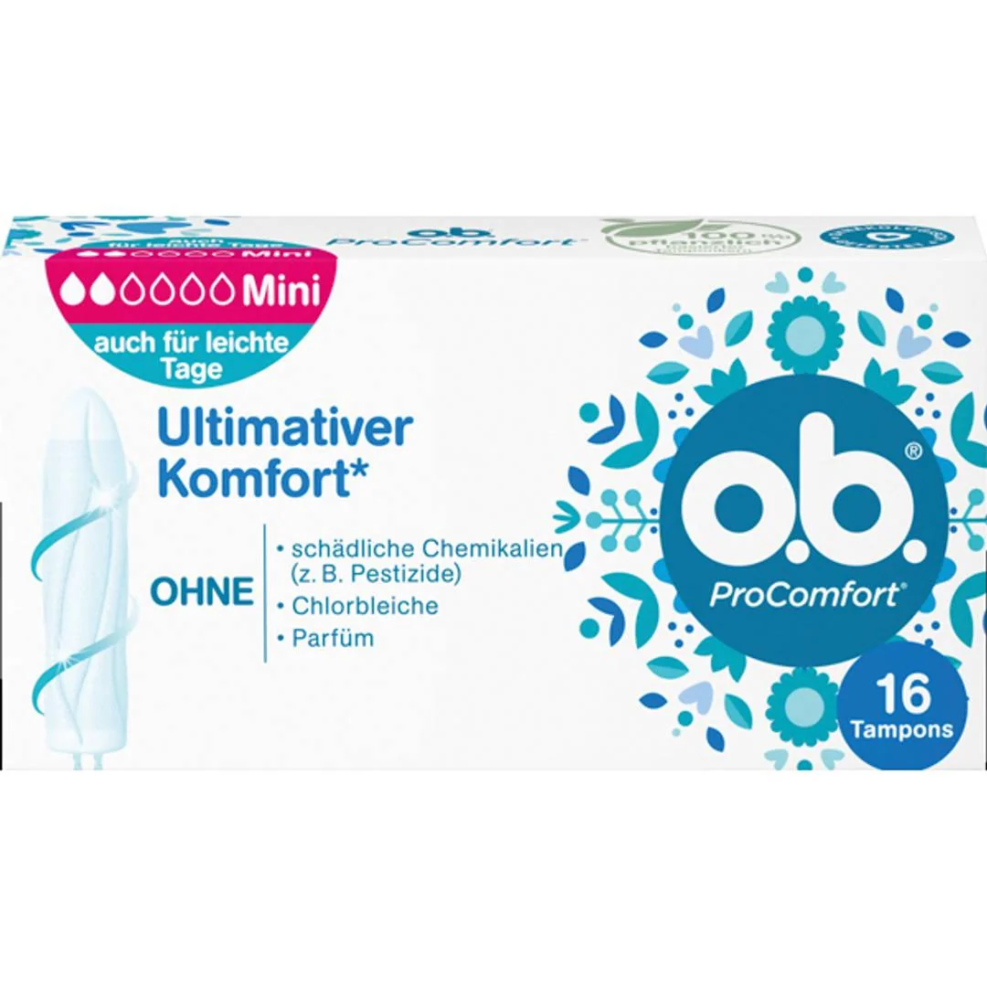 OB ProComfort tampóny mini 16ks