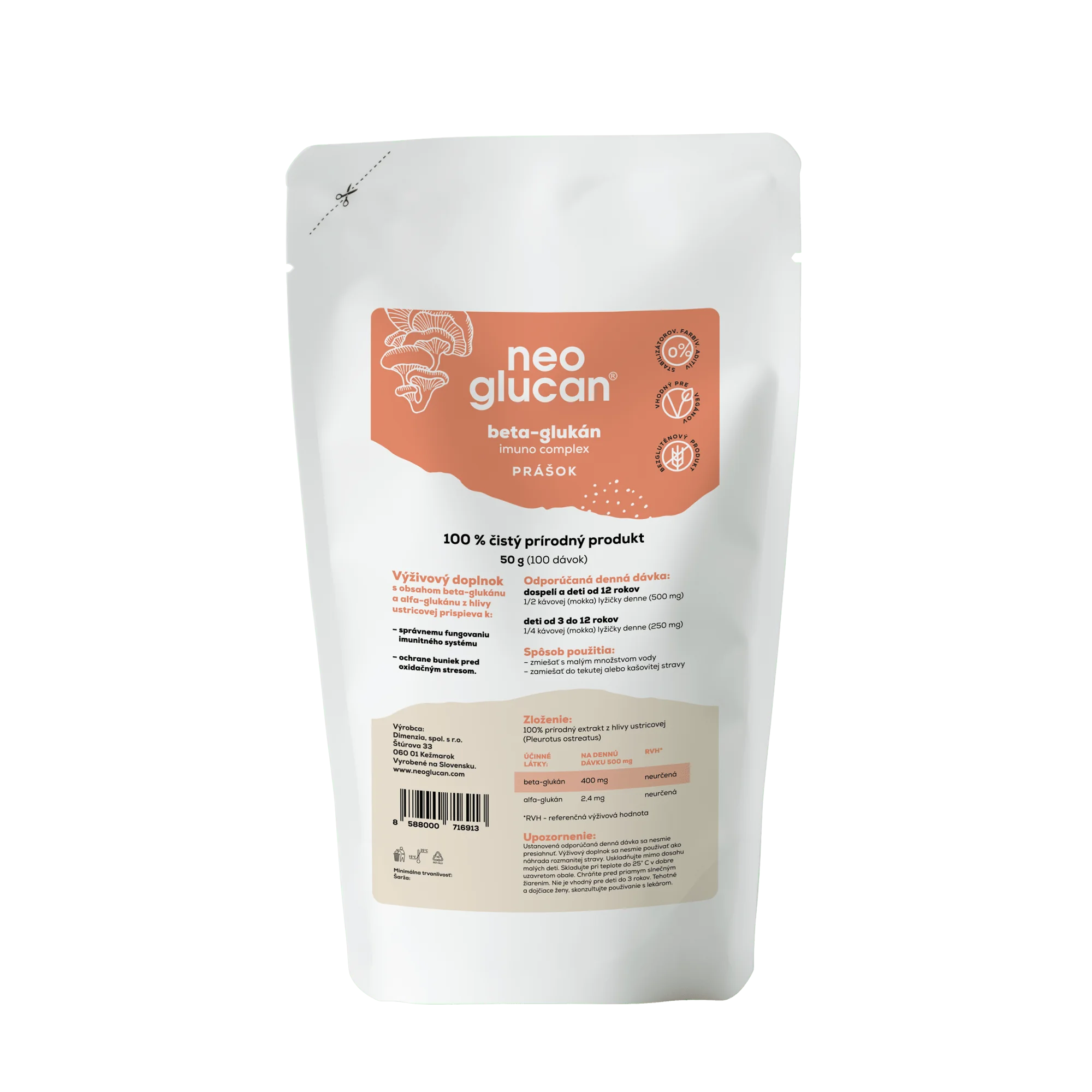 BETA-GLUKÁN imuno complex 50g