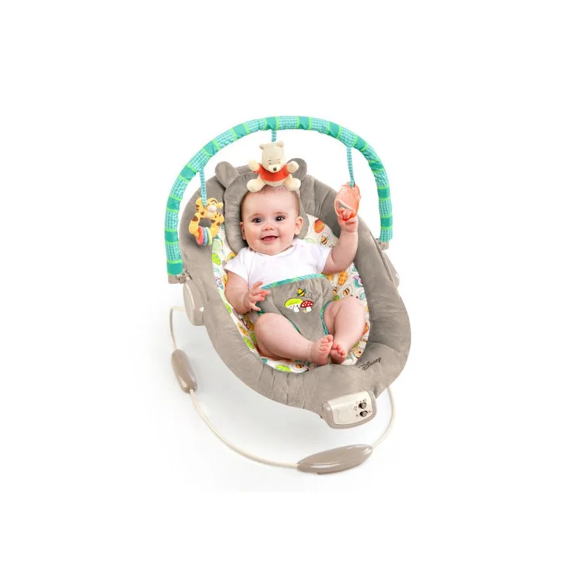 Lehátko vibrujúce s melódiou Winnie the Pooh Dots & Hunny 0 m+, do 9 kg