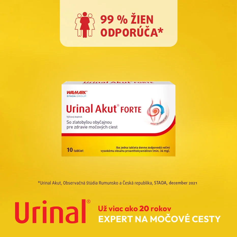 Urinal Akut FORTE 1×10 cps, výživový doplnok | Dr. Max Lekáreň