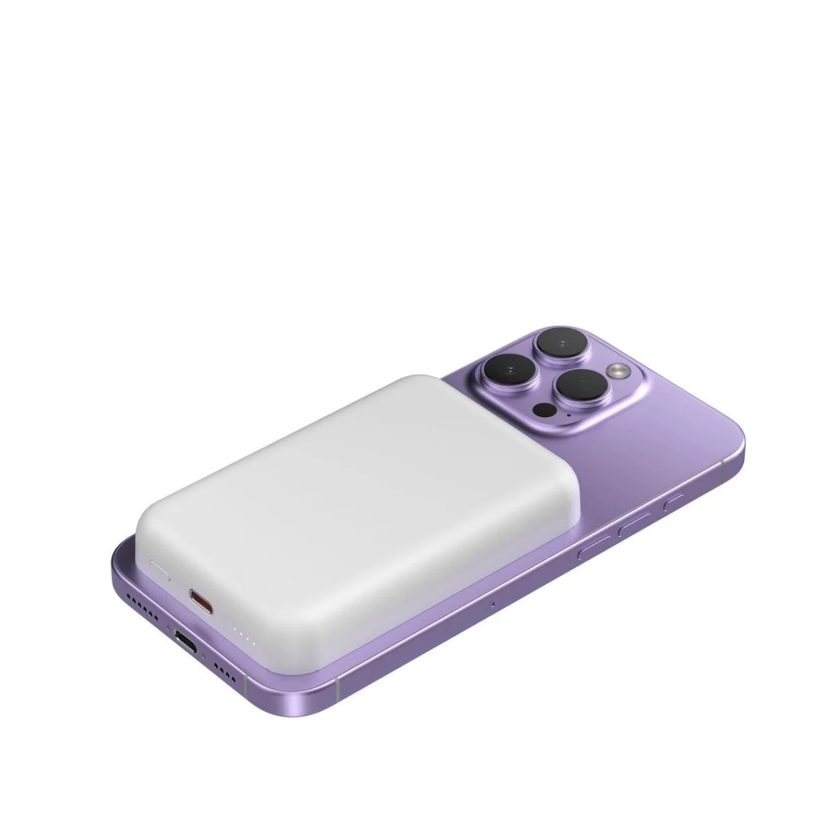 MG Magnetic MagSafe Powerbank 10000mAh 15W, biely