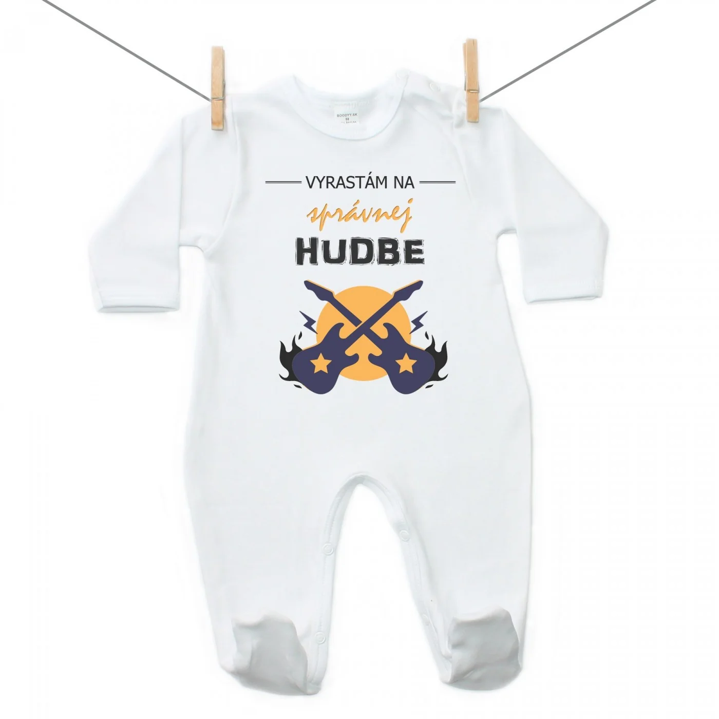 Boodyy Overal Vyrastám na správnej hudbe Veľkosť: 98