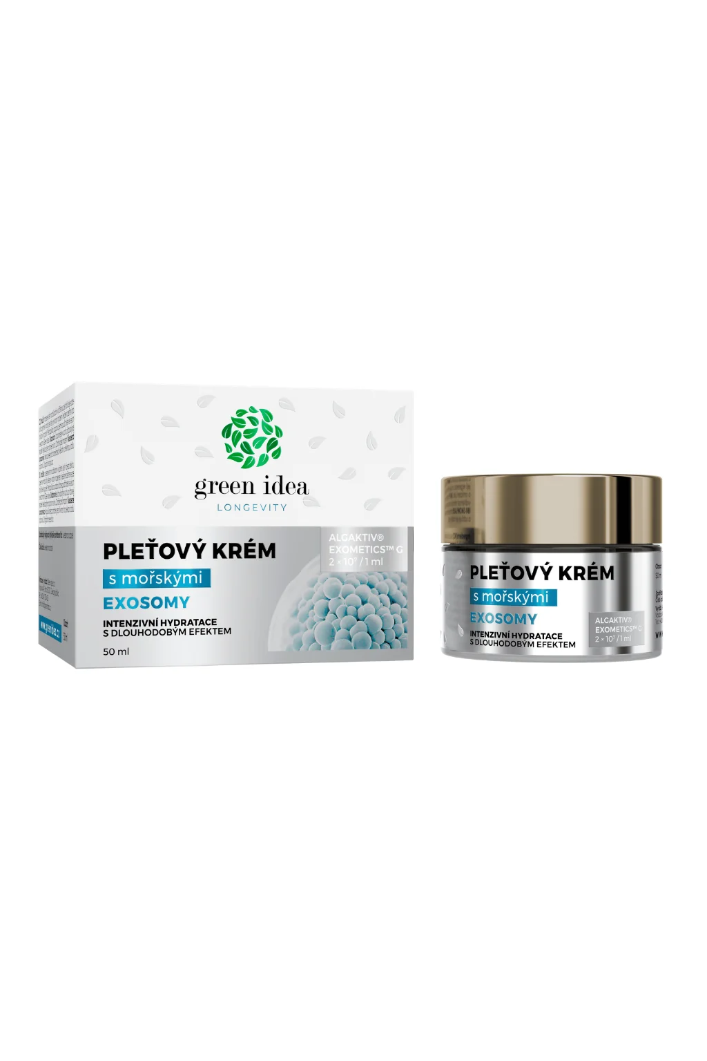 Pleťový krém s exozómami 50 ml – Green idea