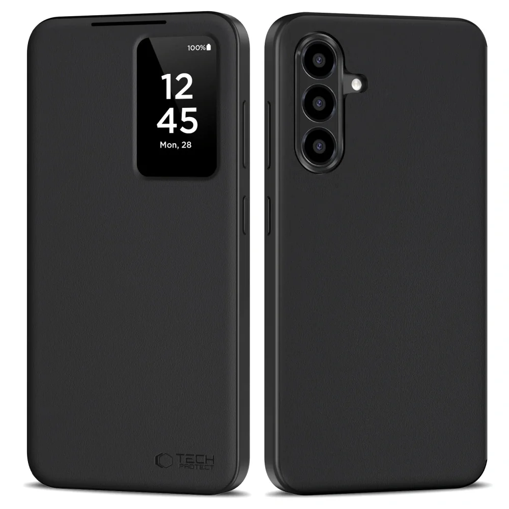 Tech-Protect Smart Wallet knižkové puzdro na Samsung Galaxy A56 5G, čierne erne