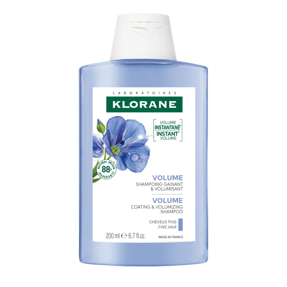 KLORANE ŠAMPÓN s ľanom 1×200ml, šampón na jemné vlasy bez objemu