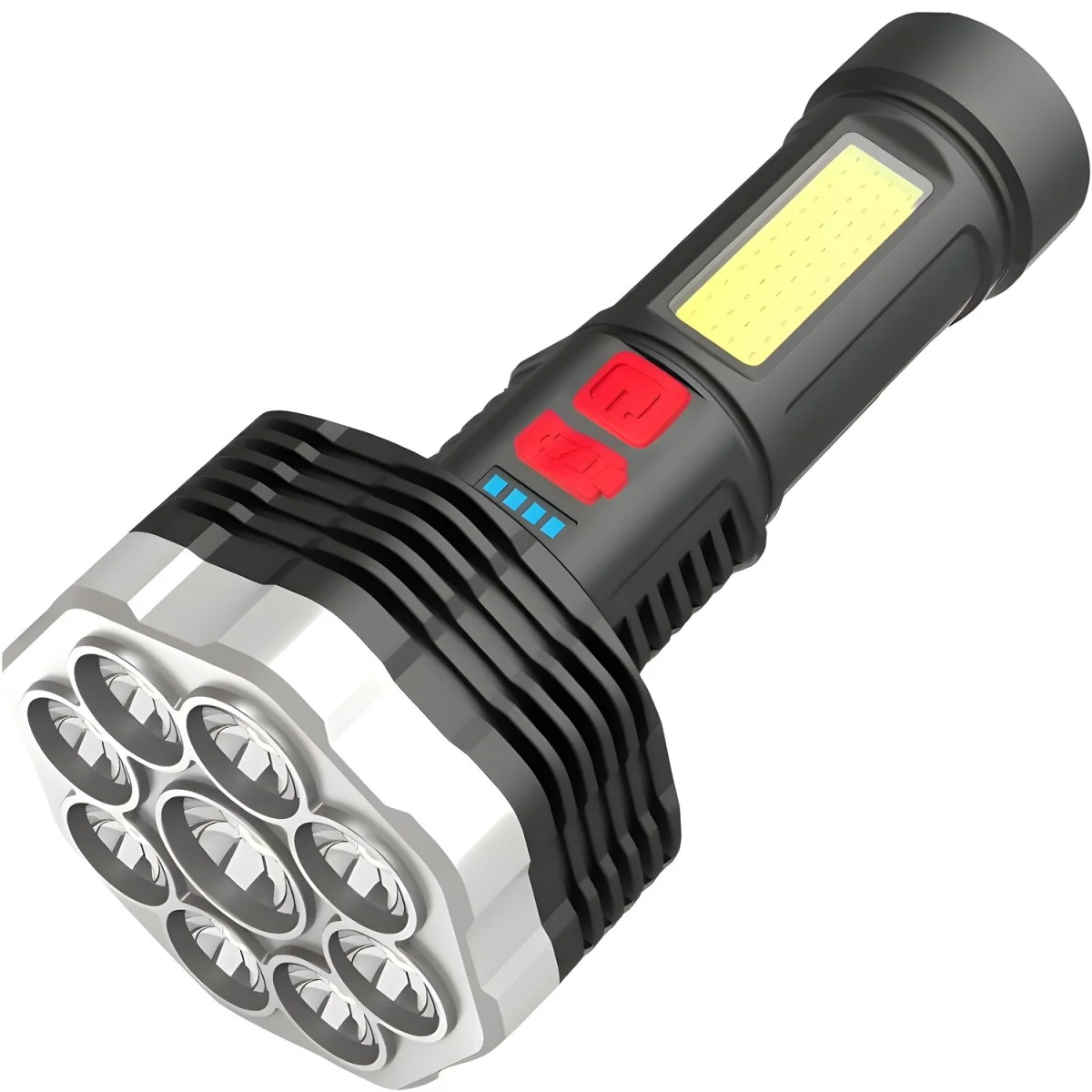 PowerBeam LED baterka s USB nabíjaním - Čierna
