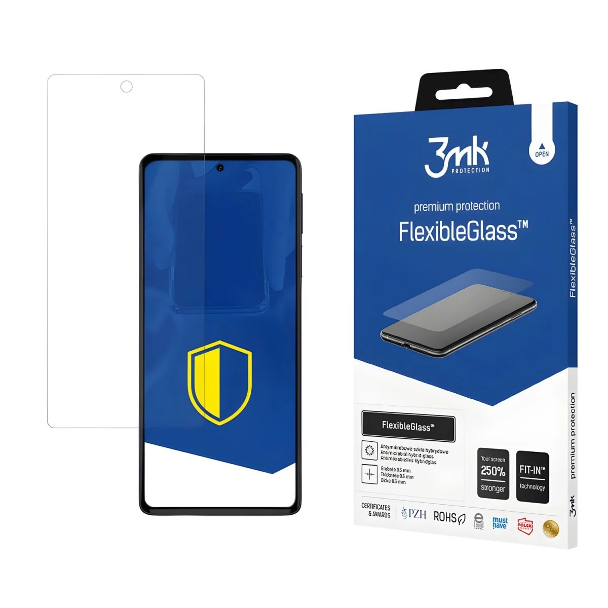 FlexibleGlass™ ochranné sklo pre Asus ROG Phone 9 Transparentná
