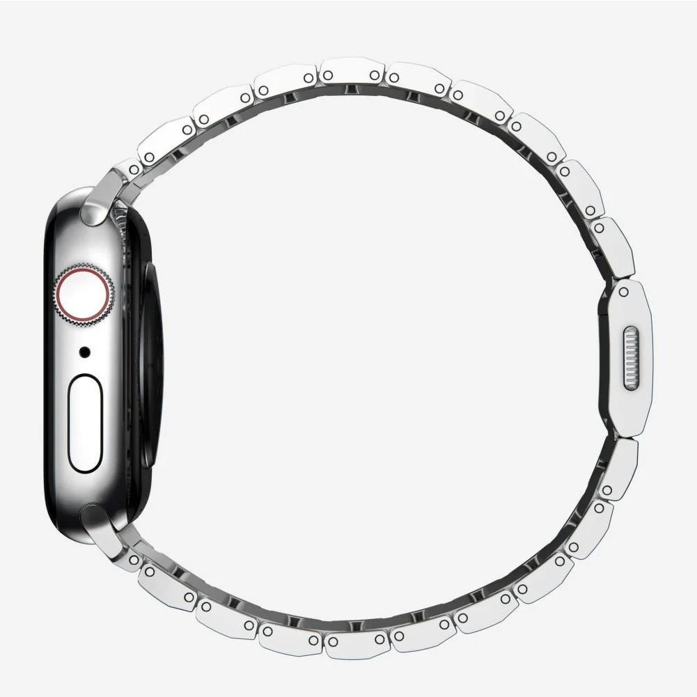 Tech-Protect Steel remienok na Apple Watch 44/45/49mm, silver