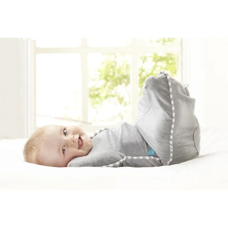Love To Dream Swaddle UP - Zavinovačka, veľkosť M, šedá - 1 FÁZA, 3-6m, 6-8,5kg
